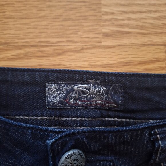 Y2K era Silver low rise jeans - Picture 3 of 9